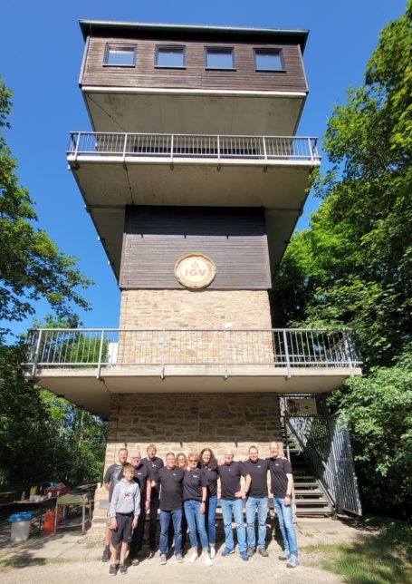 Arbeitseinsatz am Harlyturm